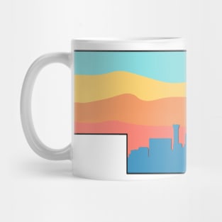 Nebraska Lincoln Skyline Sunset Mug